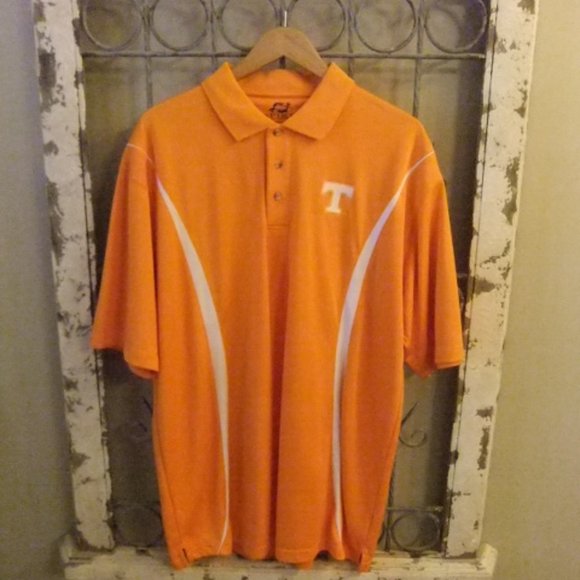 SPIKE SPORTS TENNESSEE VOLS ORANGE POLO SHIRT-XL - Picture 1 of 3